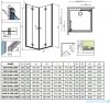 Radaway Essenza New Kdd-B kabina 100cm część prawa szkło przejrzyste 385072-01-01R